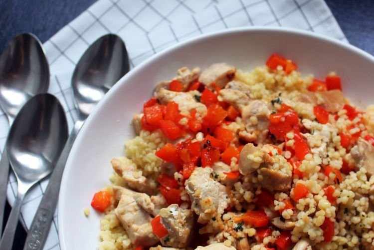 Couscous mit Hähnchen und Gemüse