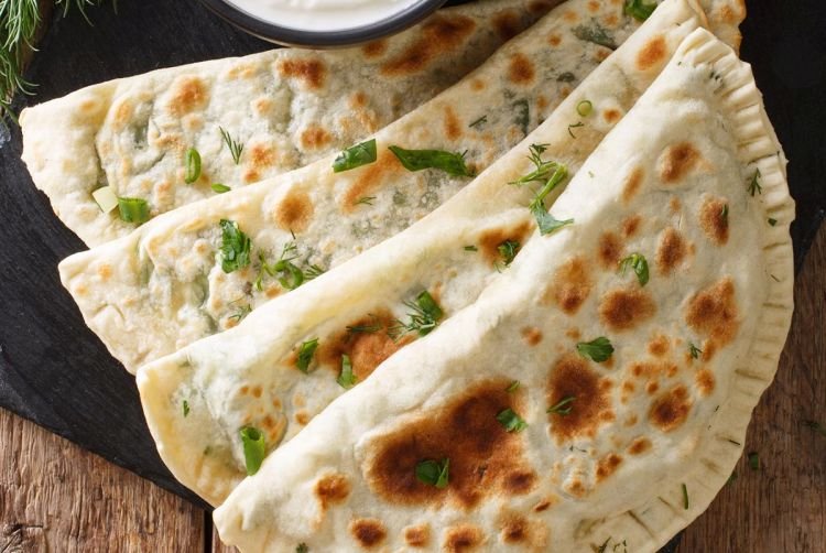 Türkische Fladenbrote Gözleme