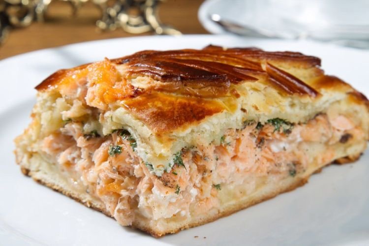 Relleno con salmón