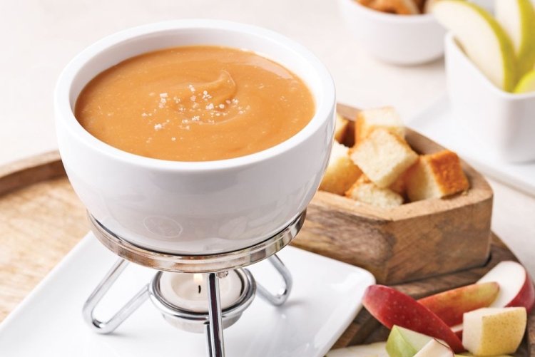 Karamellfondue