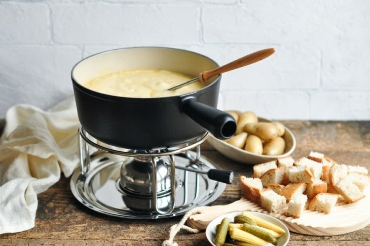 Fondue mit Brie