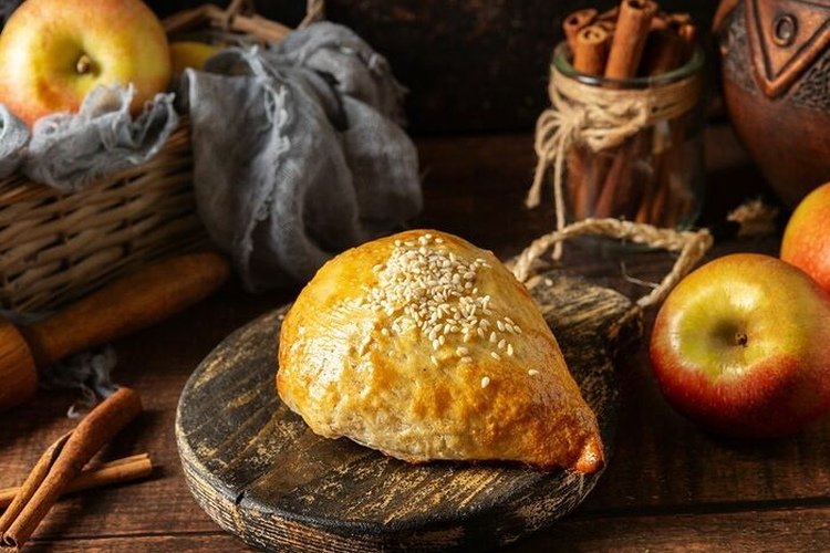 Samosa with Apples and Walnuts