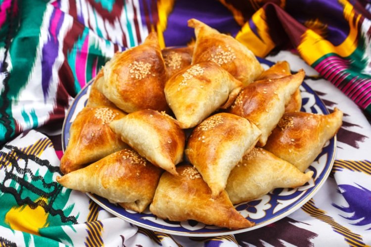 Samosa with Homemade Yeast Dough and Beef