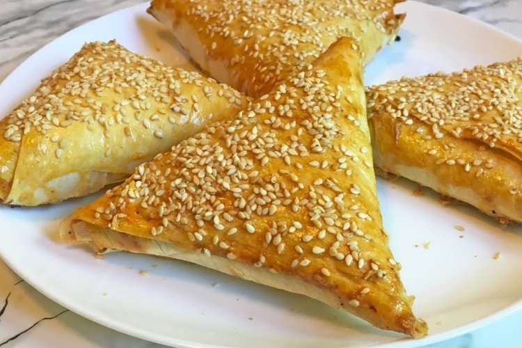 Lavash Samosa with Chicken