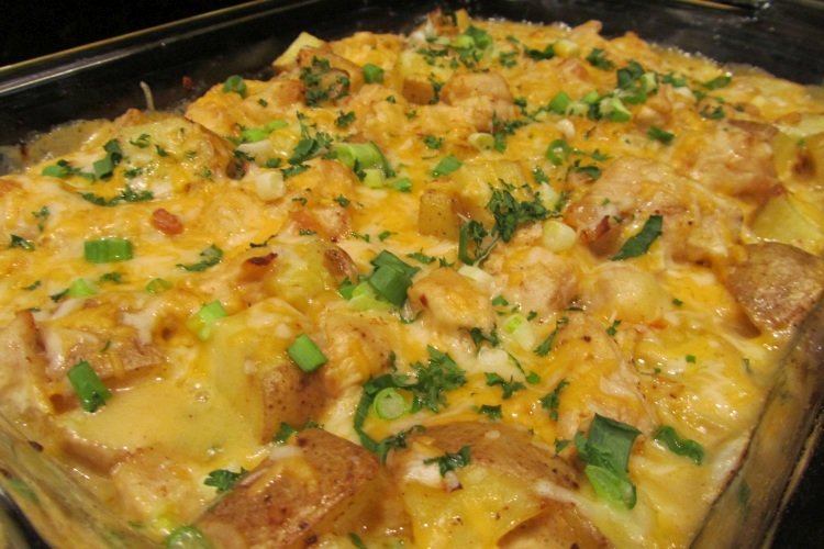 Chicken Breast with Potatoes in the Oven