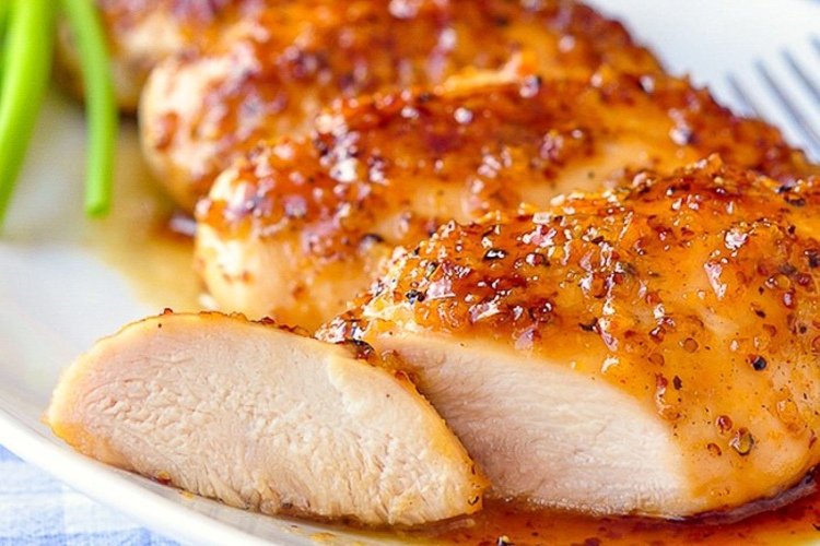Chicken Breast in Honey-Mustard Glaze