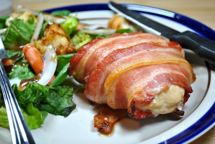 Chicken Breast in Bacon with Rosemary