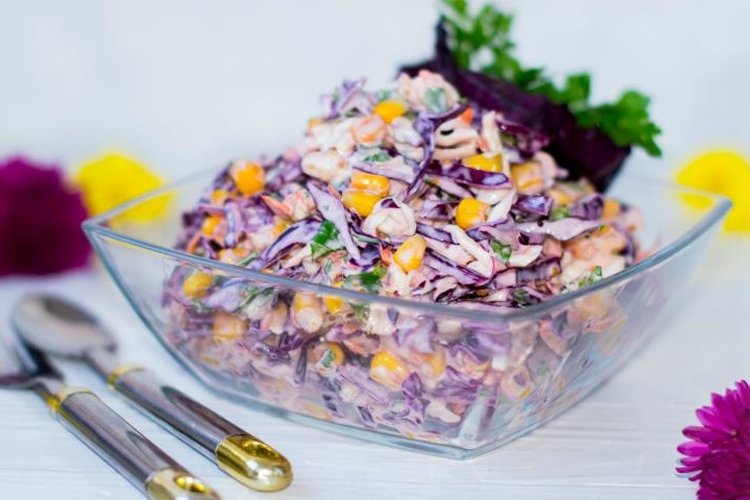 Coleslaw mit Mais