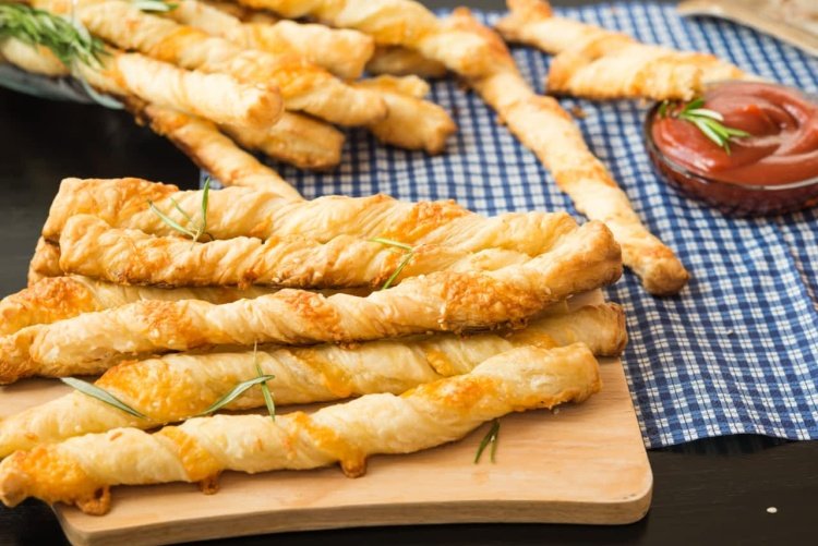 Käsesticks aus verschiedenen Käsesorten