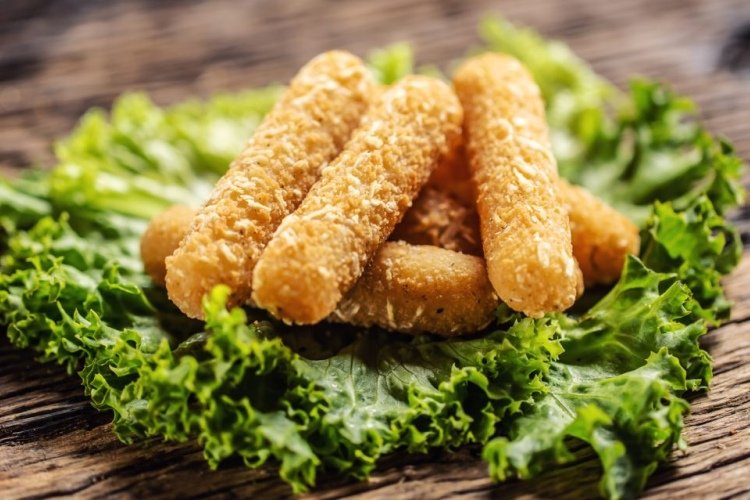 Käsesticks aus dem Ofen