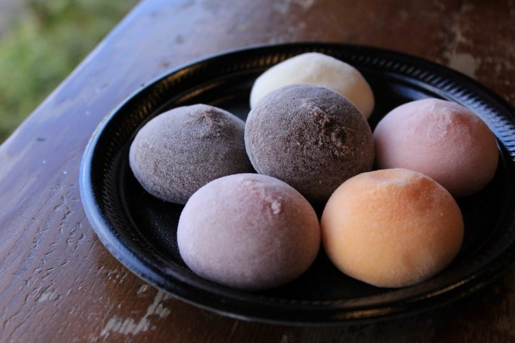 Mochi mit Kondensmilch