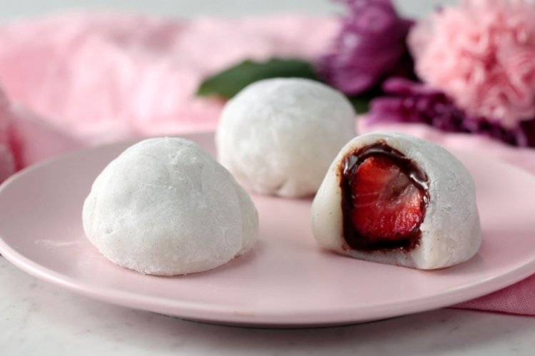 Mochi mit Stärke und Butter