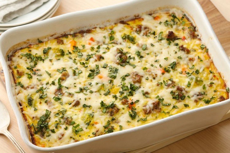 Auflauf mit Hackfleisch und Gemüse