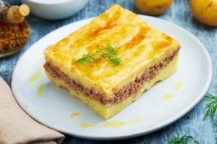 Kartoffelauflauf aus Püree