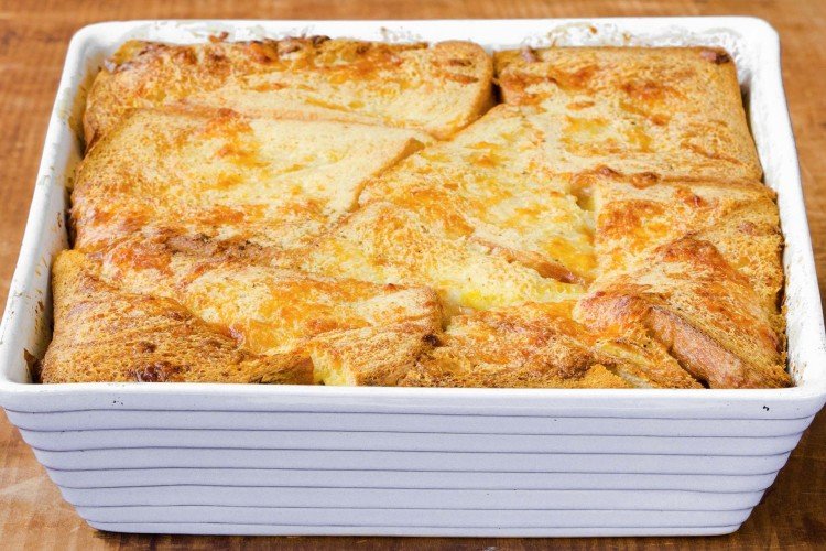 Auflauf mit Schinken und Ei