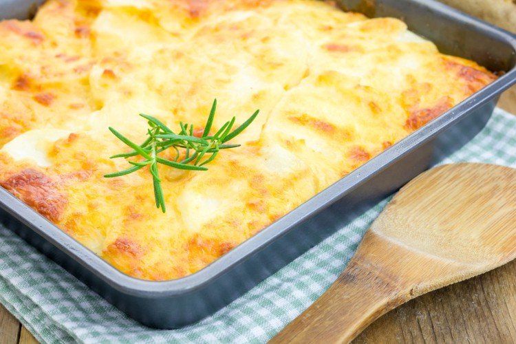 Fleischauflauf mit Käse