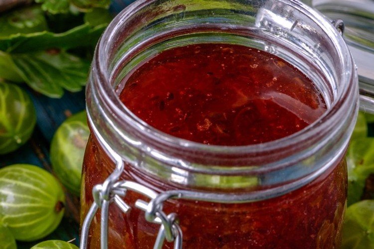 Redcurrant and Gooseberry Jam