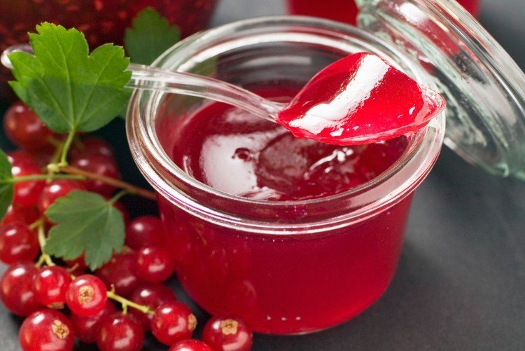 Redcurrant Jelly with Gelatin