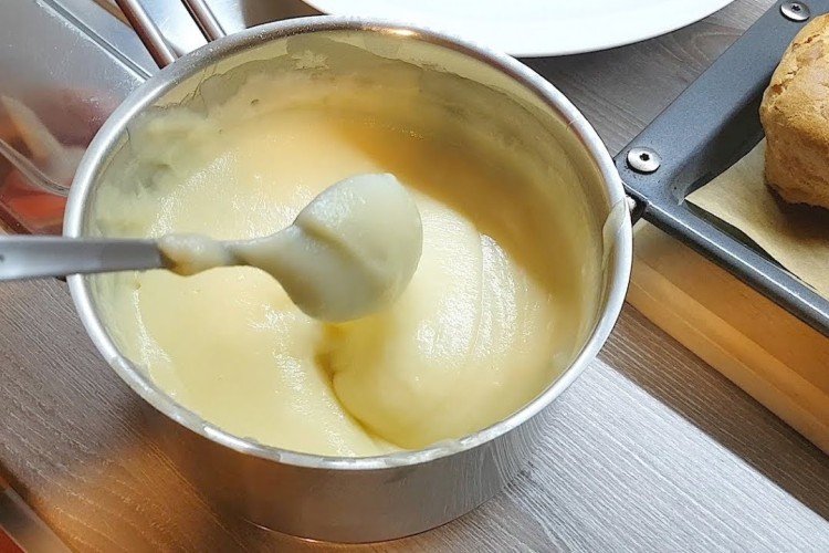 Eggless Custard for Napoleon Cake