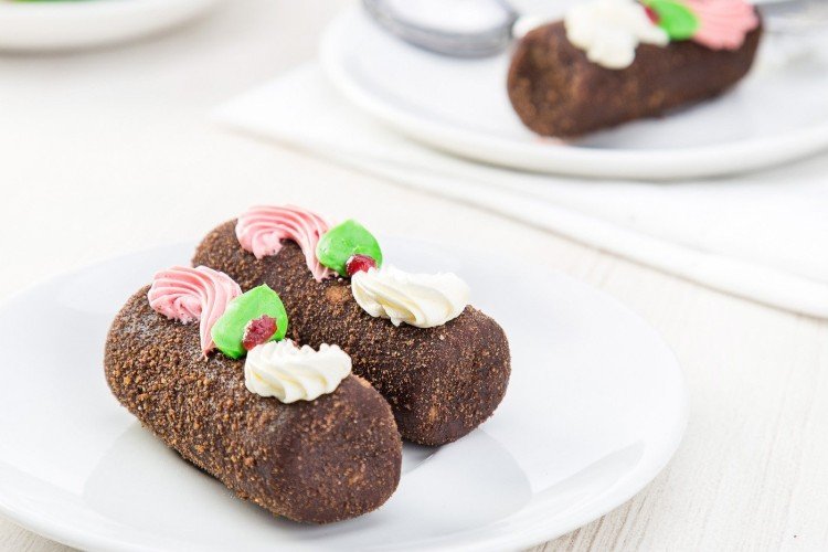 „Kartoshka“-Gebäck mit Erdnussbutter