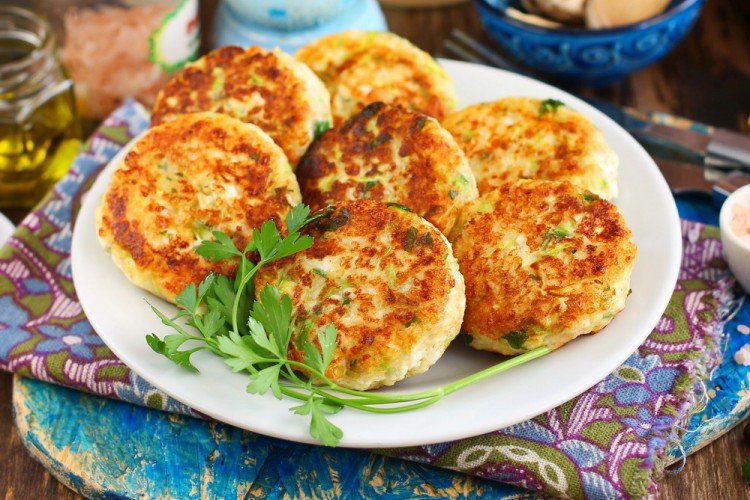 Healthy Syrniki with Zucchini