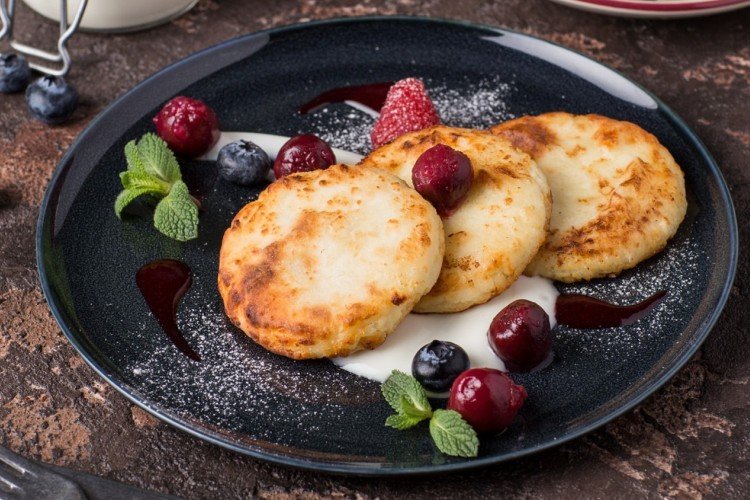 Healthy Syrniki with Semolina