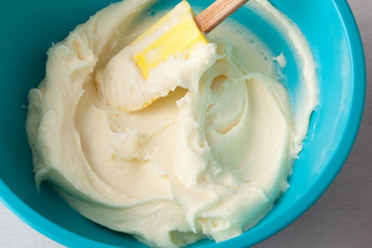 Cottage Cheese Frosting with Butter and Zest