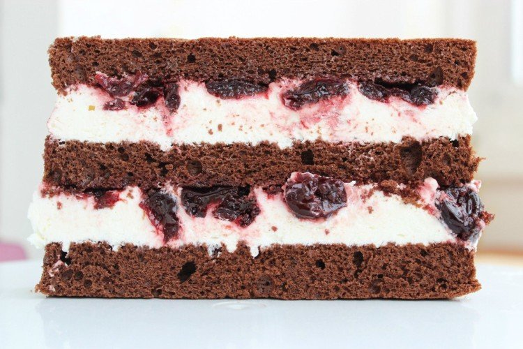 Cottage Cheese Frosting with Cherries