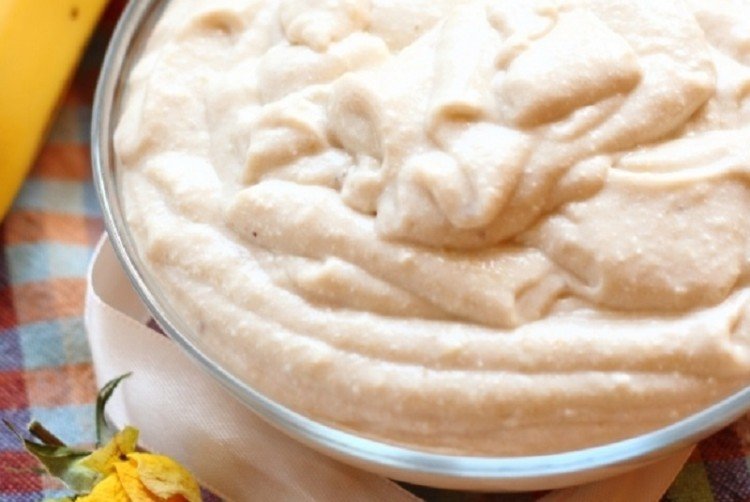 Cottage Cheese and Banana Frosting for Cake