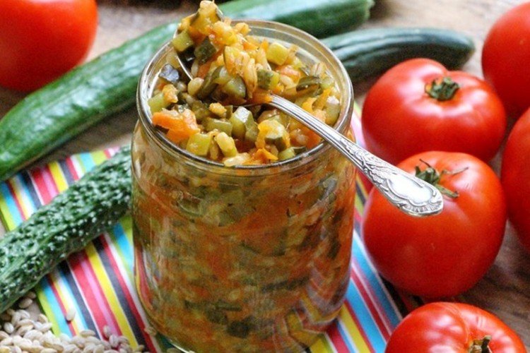 Rassolnik with Mushrooms in Jars