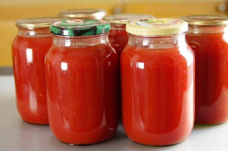 Zumo de tomate para el invierno