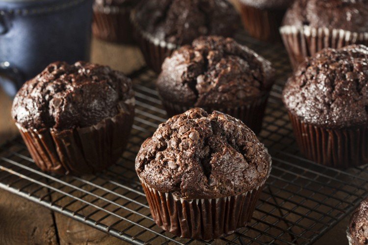Schokoladenmuffins mit Kefir