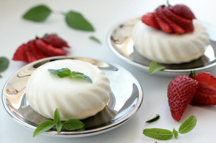 Blancmange mit Reismehl