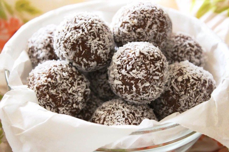 Dulces veganos de plátano