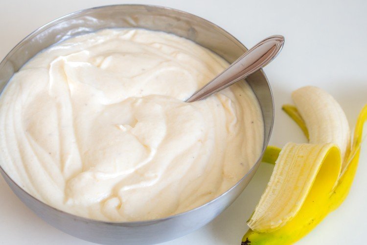 Crema de plátano