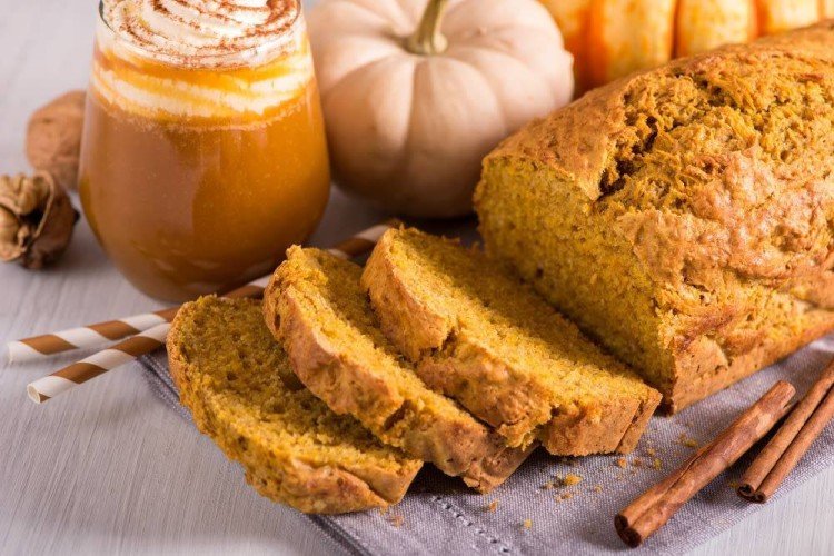 Pan de plátano con calabaza