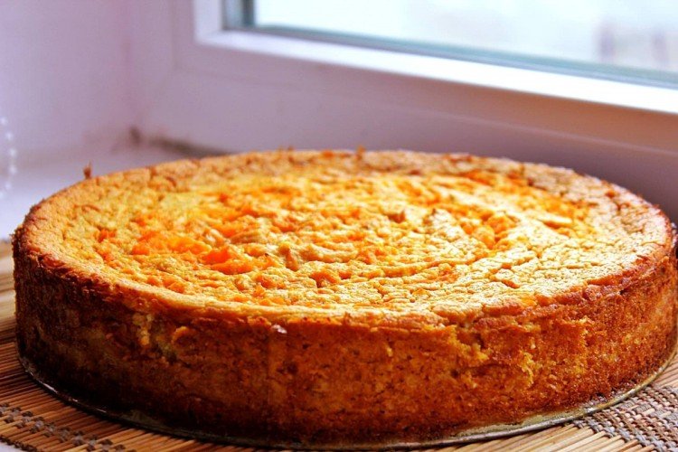 Pastel de calabaza con requesón