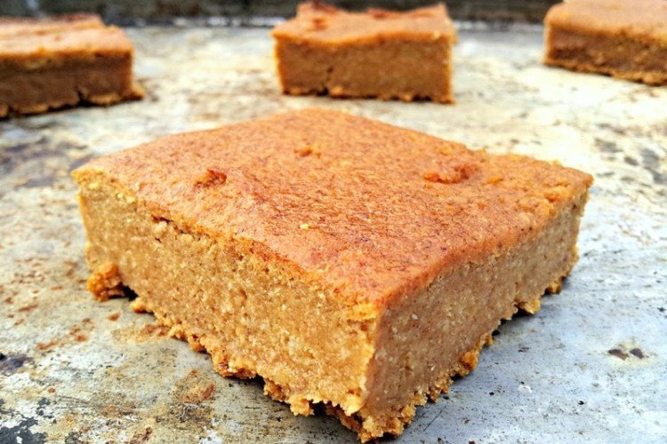 Pastel de calabaza con harina de coco