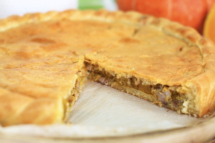 Pastel de calabaza con carne