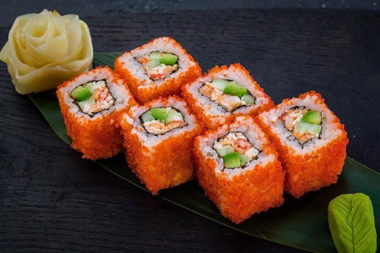 Klassische California Rolls