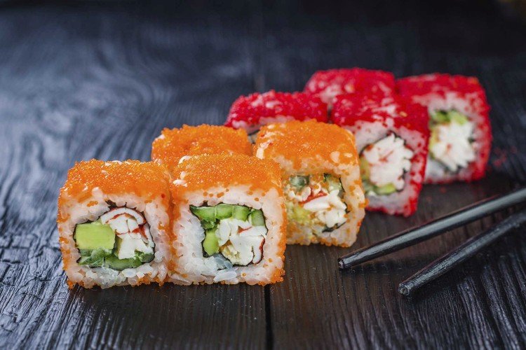 California Rolls mit Frischkäse