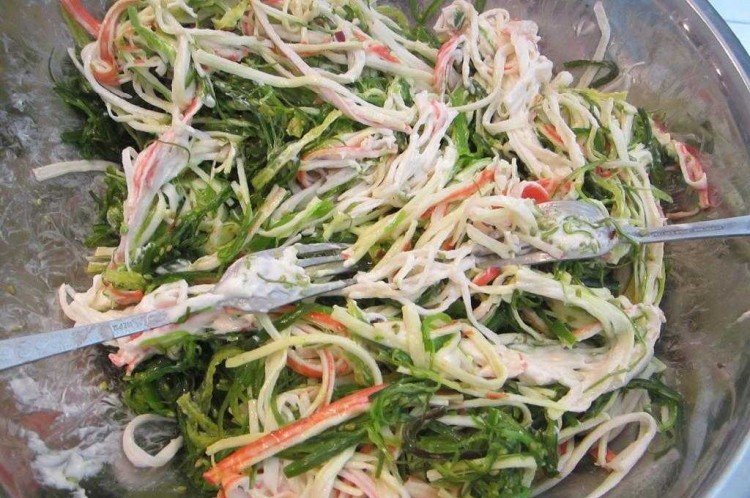 Chuka-Salat mit Glasnudeln