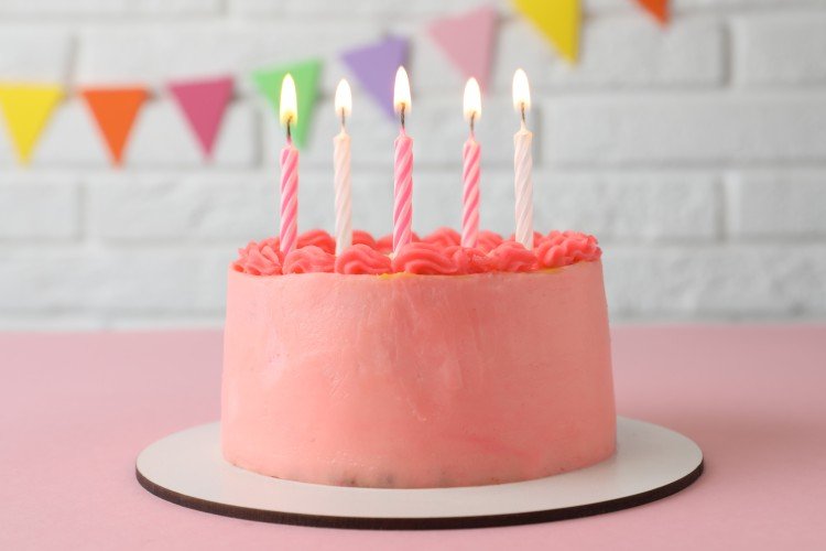 Bento Cake with Vanilla Sponge and Strawberry Cream