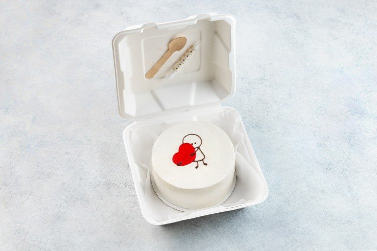 Condensed Milk Bento Cake