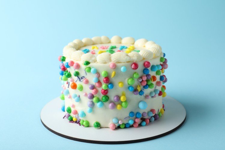 Bento Cake with Banana Cream