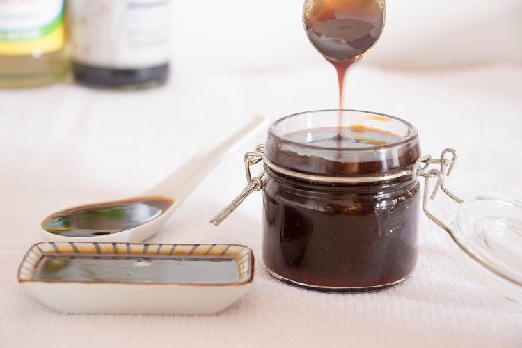 Salsa Teriyaki con miel y aceite de oliva