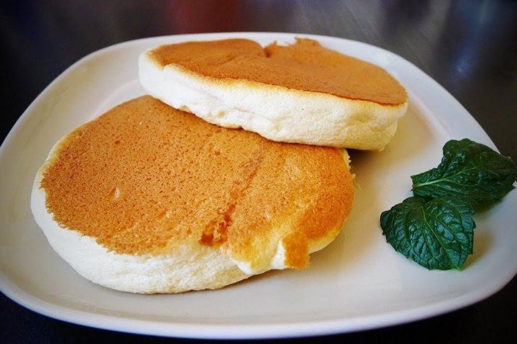 Japanische Pfannkuchen mit Backpulver