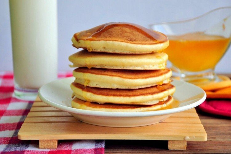 Japanische Pfannkuchen ohne Eier