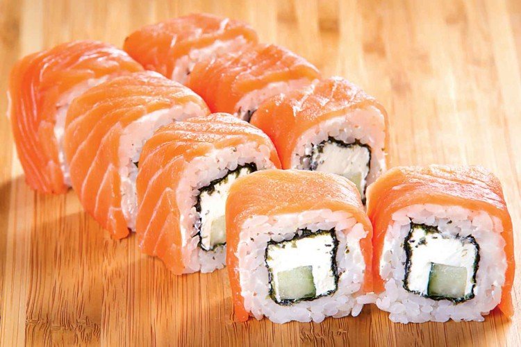 Philadelphia Rolls mit Lachs