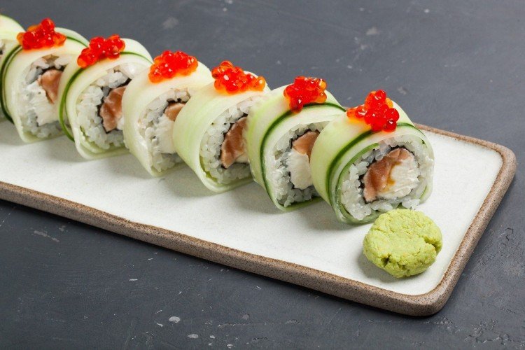Philadelphia Rolls mit Gurke